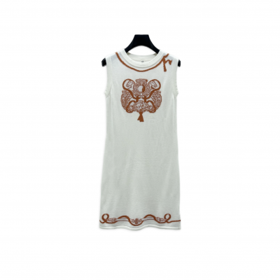 HERMES SLEEVELESS TUNIC DRESS H6E2552DCMV36
